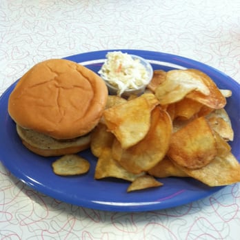Penny's Diner - Barbeque sandwich w/ homemade chips - Diners Near Me - Low Moor, Virginia