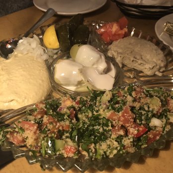 Amel's Restaurant - Vegetarian appetizer sampler, YUM! - Mediterranean Near Me - Pittsburgh, Pennsylvania