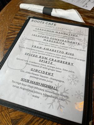 Menu photo 4 Roots Cafe Naples, NY