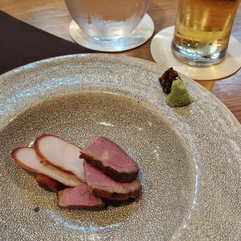 Yakitori Tsuta - Smoked chicken breast and smoked duck and Sapporo  (on tap) - Japanese Near Me - San Diego, California