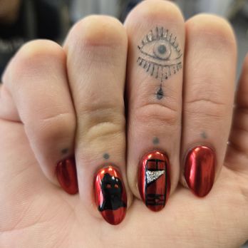 Oasis Nails - My little guillotine and executioner mask - Nail Salons Near Me - Sacramento, California