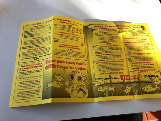 Menu photo 6 The Yeller Sub Albuquerque, NM