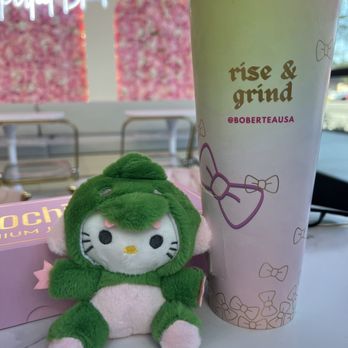 BOBER Tea & Coffee - Surprise plushie! - Bubble Tea Near Me - San Diego, California
