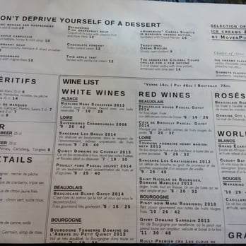 L'Escargot - English menu - French Near Me - Paris, 75