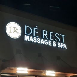 Exterior outside entrance of De Rest Massage & Spa - Signage - Houston, Texas Exterior outside entrance of De Rest Massage & Spa - Signage - Houston, Texas
