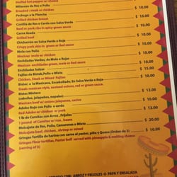 Taqueria Brenda Lee - Menu, 2 of 3