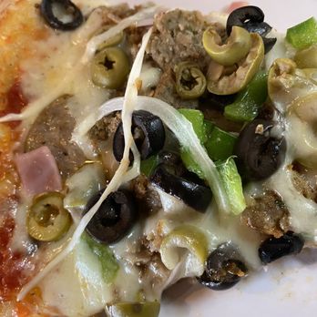 Brooklyn Joes - New Yorker with added green olives - Pizza Near Me - Dawsonville, Georgia