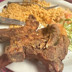 Pork chop plate