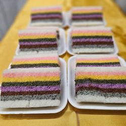 Sweet Rice - Rainbows   rice cake.