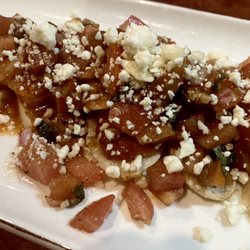 Route 290 American Sports Grill - Bruschetta over soft soggy bread