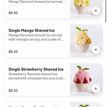 Oakobing - Single size shaved ice options - Ice Cream & Frozen Yogurt Near Me - Pasadena, California Oakobing - Single size shaved ice options - Ice Cream & Frozen Yogurt Near Me - Pasadena, California