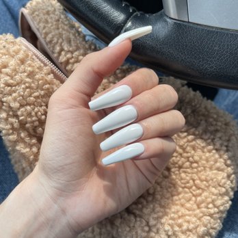 SUGARCOAT - Peachtree Corners - Gel x set w gel polish in Alpine Snow - Nail Salons Near Me - Norcross, Georgia SUGARCOAT - Peachtree Corners - Gel x set w gel polish in Alpine Snow - Nail Salons Near Me - Norcross, Georgia