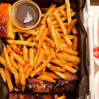 Big Bone BBQ & Wicked Wings - Back Ribs and Fries - Barbeque Near Me - Oakville, Ontario