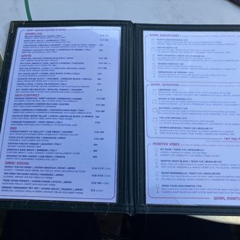 Simpl Things - Menu - Wine Bars Near Me - Toronto, Ontario