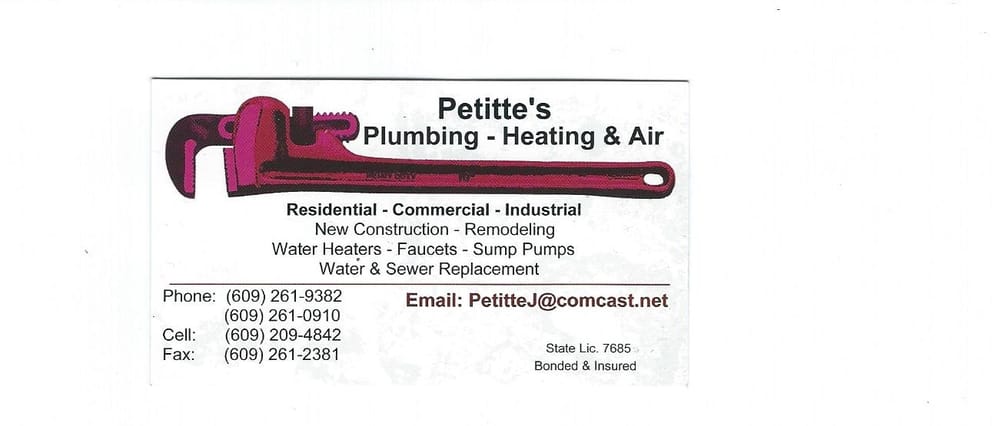 Slide of Petitte's Plumbing & Heating
