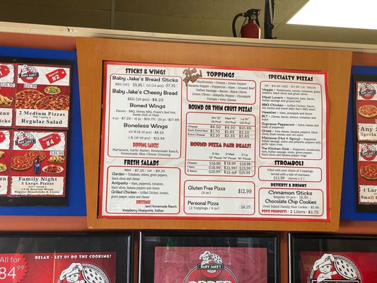 Menu photo 2 Baby Jakes Pizza Davison, MI