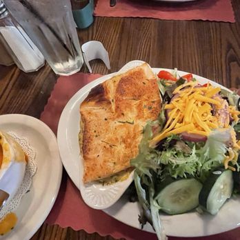 Six Pence Pub - Lunch special.  With a side of tomato bisque on a cold day - Pubs Near Me - Savannah, Georgia