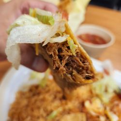Carrillo's Mexican Food - Shredded Beef Taco