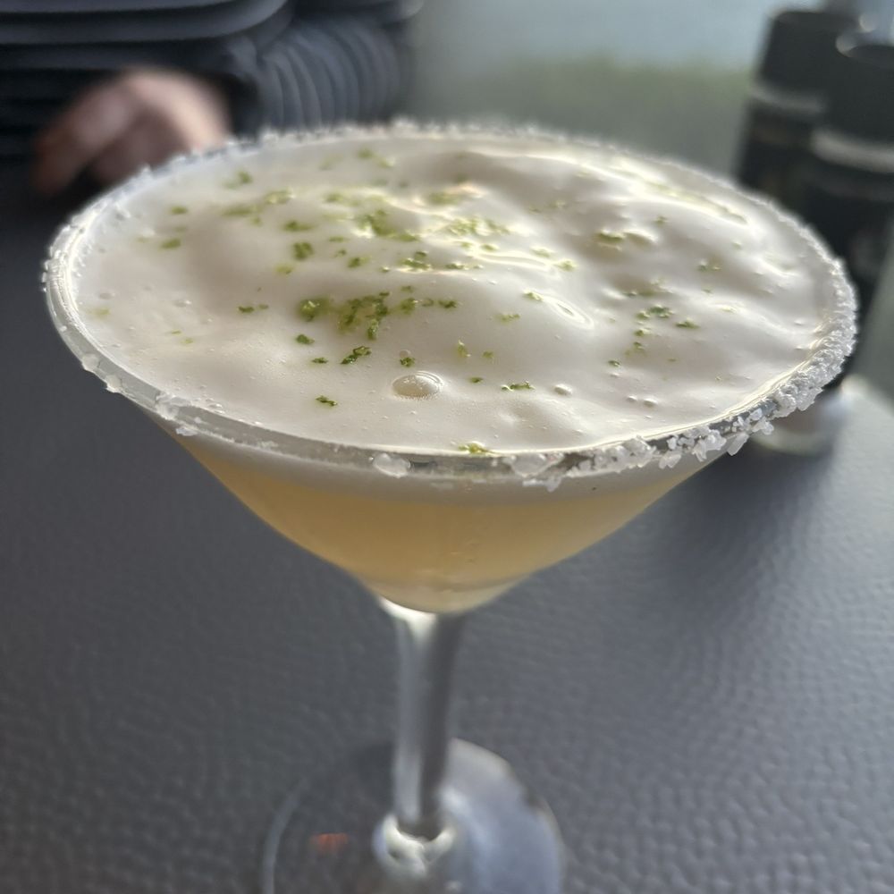 Fins At Sharky's - Sea Foam Margarita - Steakhouses Near Me - Venice, Florida