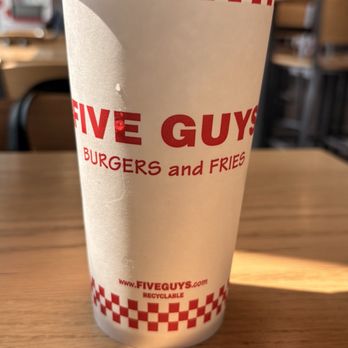 Five Guys - Drink cup - Burgers Near Me - Edmonton, Alberta Five Guys - Drink cup - Burgers Near Me - Edmonton, Alberta