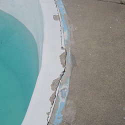 Happy Pools and Spa - Concrete cracking along the edges of the pool