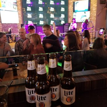 TAP - Stage from our seats in the bar area - Sports Bars Near Me - Northfield, Ohio