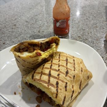 Kindbelly Cafe - Breakfast Burrito and of course some hot sauce! - Juice Bars & Smoothies Near Me - Myrtle Beach, South Carolina Kindbelly Cafe - Breakfast Burrito and of course some hot sauce! - Juice Bars & Smoothies Near Me - Myrtle Beach, South Carolina
