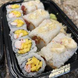 Konbu Japanese Restaurant - Shrimp Mango Roll, Truffle Tuna Roll