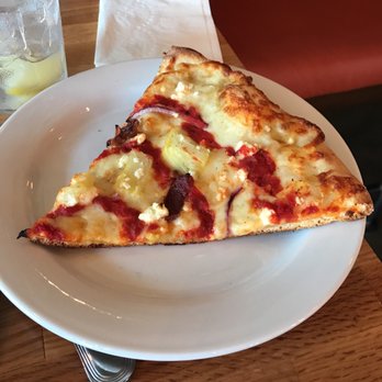 Pies & Pints - "Swine Pie" with two morsels of bacon for $4.25/slice at lunch. - Pizza Near Me - Birmingham, Alabama Pies & Pints - "Swine Pie" with two morsels of bacon for $4.25/slice at lunch. - Pizza Near Me - Birmingham, Alabama