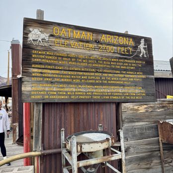 Town of Oatman - 02.16.25 Elevation 2700-ft - Local Flavor Near Me