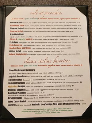 Menu photo 8 Pinocchio's Incredible Italian Greeley, CO Menu photo 8 Pinocchio's Incredible Italian Greeley, CO
