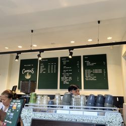 Campos Coffee - Menu