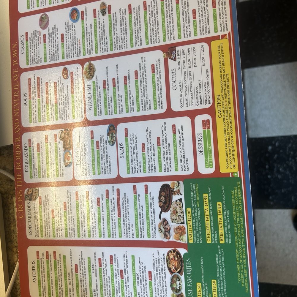 El Pollo Alegre - Menu - Mexican Near Me - McKinney, Texas