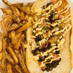 Blue Roof Bistro - Sonoran hot dog