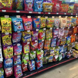 FastStop - The shelves are all lit up.  It makes the synthetic non food crap look so good!!!   Buy your kids some now!