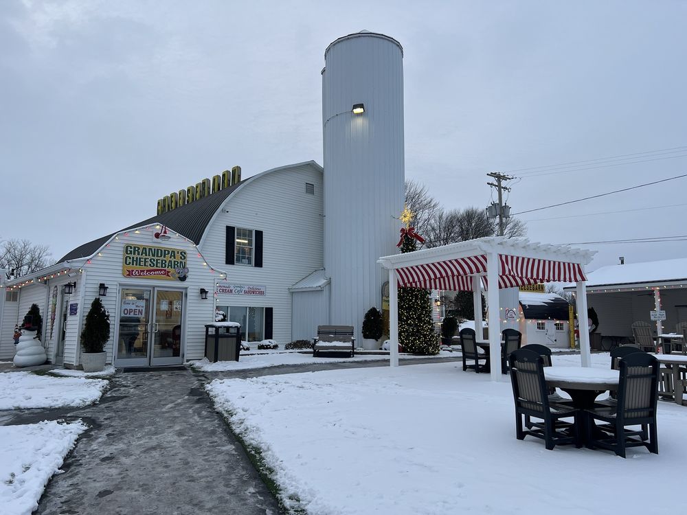 Food from Grandpa’s Cheesebarn & Sweeties Chocolates