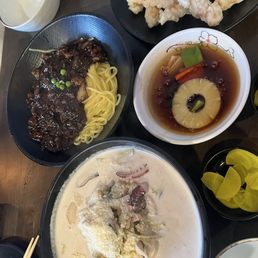 Friend Combo A and Creamy Jjamppong