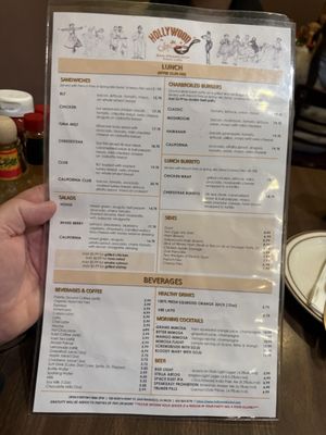 Menu photo 1 Hollywood Cafe San Francisco, CA