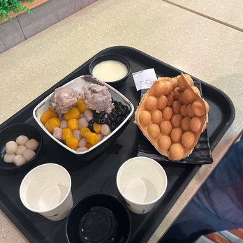 Meet Fresh - Icy Taro Ball Signature & Original Egg Waffle - Desserts Near Me - San Mateo, California Meet Fresh - Icy Taro Ball Signature & Original Egg Waffle - Desserts Near Me - San Mateo, California