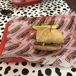 a hot dog and a pickle