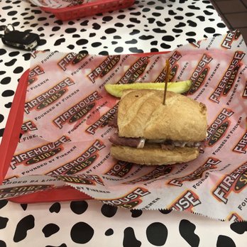 Firehouse Subs - a hot dog and a pickle - Fast Food Near Me - Orange City, Florida