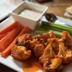 Swirl Wine Bar - Bev's Cauliflower Buffalo Wings Plate