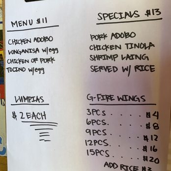 Lucky Three Seven - Menu - Filipino Near Me - Oakland, California Lucky Three Seven - Menu - Filipino Near Me - Oakland, California