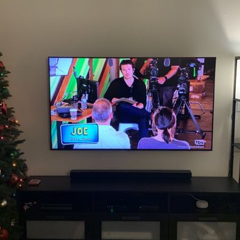 HD Custom Installations - Living room TV.  Again, hid the cables behind the wall. - Home Theatre Installation Near Me - Buena Park, California