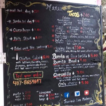 Francisco's Taco Madness - Food Trucks Near Me - Fern Park, Florida Francisco's Taco Madness - Food Trucks Near Me - Fern Park, Florida