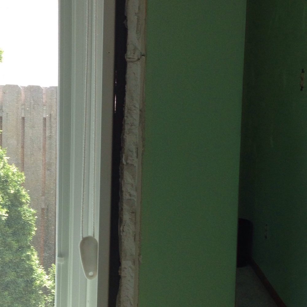 Weather Tight - There was a 1" gap all around the window which was allowing cold air and moisture to come in. - Roofing Near Me - West Allis, Wisconsin Weather Tight - There was a 1" gap all around the window which was allowing cold air and moisture to come in. - Roofing Near Me - West Allis, Wisconsin