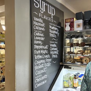 Nirvana Coffee Company - Syrup flavors menu - Coffee & Tea Near Me - Barnstable Village, Massachusetts