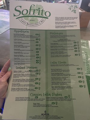 Menu photo 8 Sofrito Latin Restaurant & Bar Greenville, SC Menu photo 8 Sofrito Latin Restaurant & Bar Greenville, SC