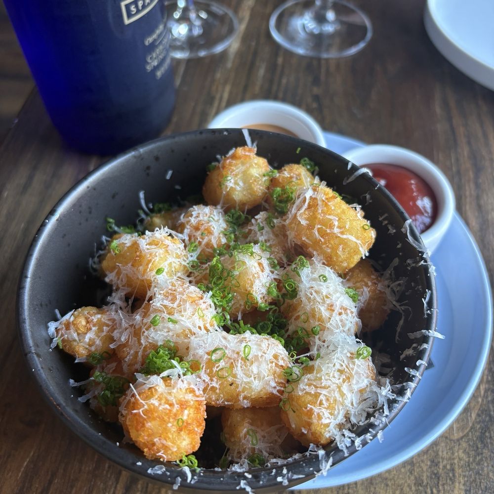 Melanie - Tater tots (from happy hour menu) - Wine Bars Near Me - Los Angeles, California Melanie - Tater tots (from happy hour menu) - Wine Bars Near Me - Los Angeles, California