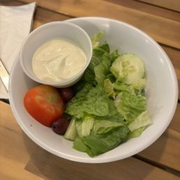 Sad looking side salad